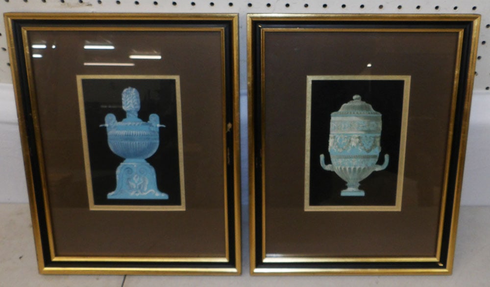 Pair of  Framed Urn Prints (1 of 4)
