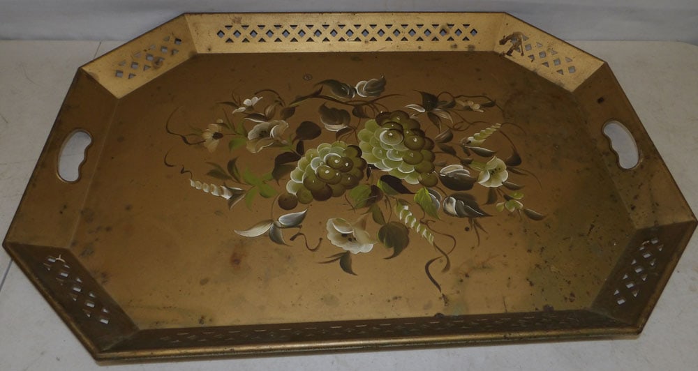 Painted Tole Tray (1 of 4)