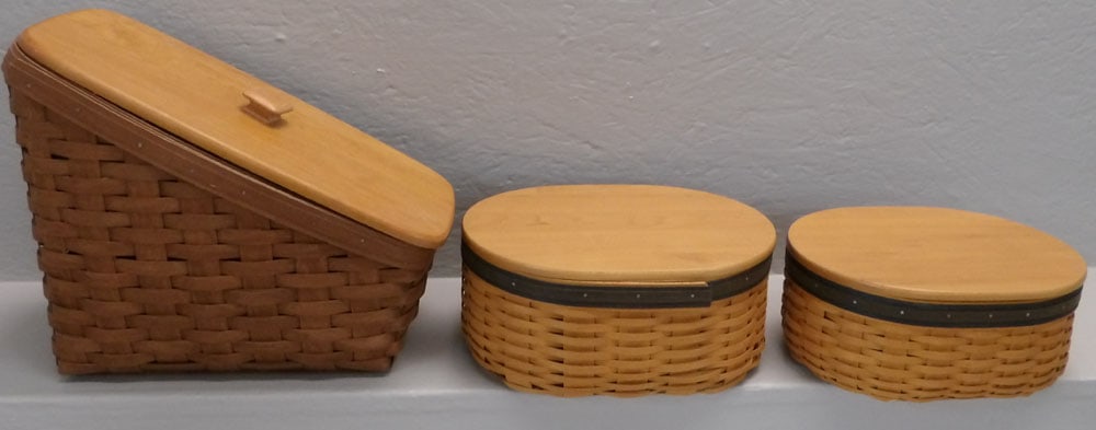 Three Longaberger Baskets (1 of 4)