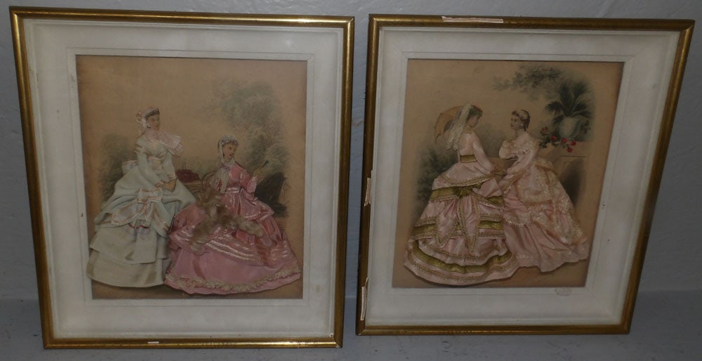 Two Framed Fashion Prints (1 of 4)