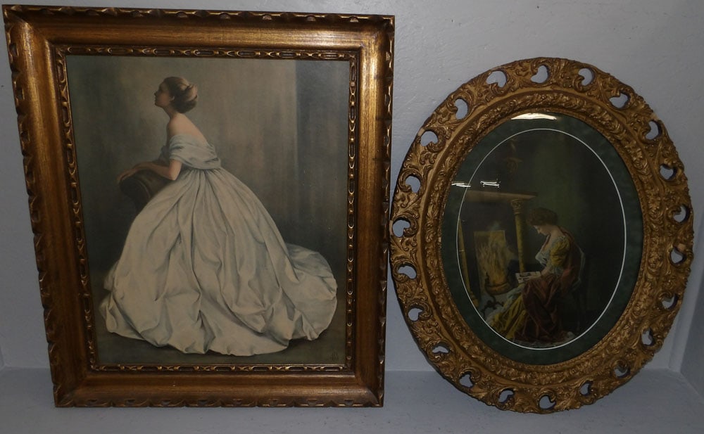 Two Gilded Frame Prints (1 of 4)