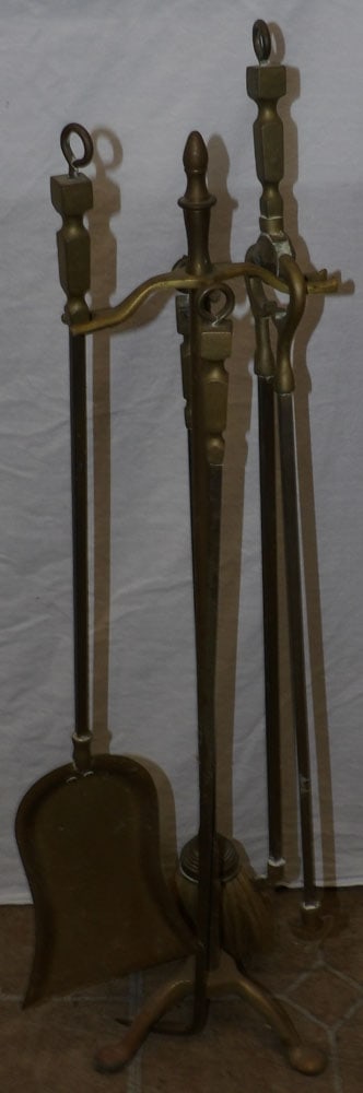 Lot of Brass Fire Tools (1 of 3)