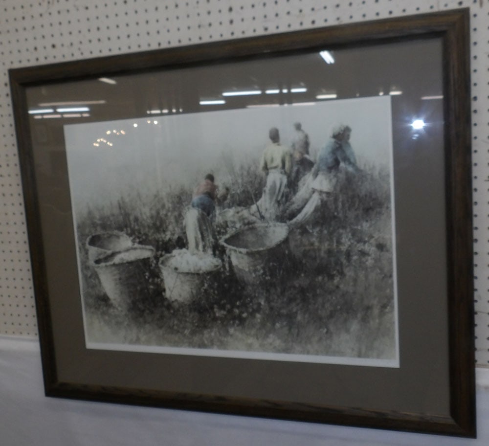 Framed Print: Framed Print . 41 3/4" x 33 1/2" ALL DESCRIPTIONS AND ANY CONDITION STATEMENT GIVEN BY LANGSTON AUCTION GALLERY ARE STRICTLY OPINIONS AND LANGSTON'S SHALL HAVE NO RESPONSIBILITY FOR ERRORS OR OMISSION