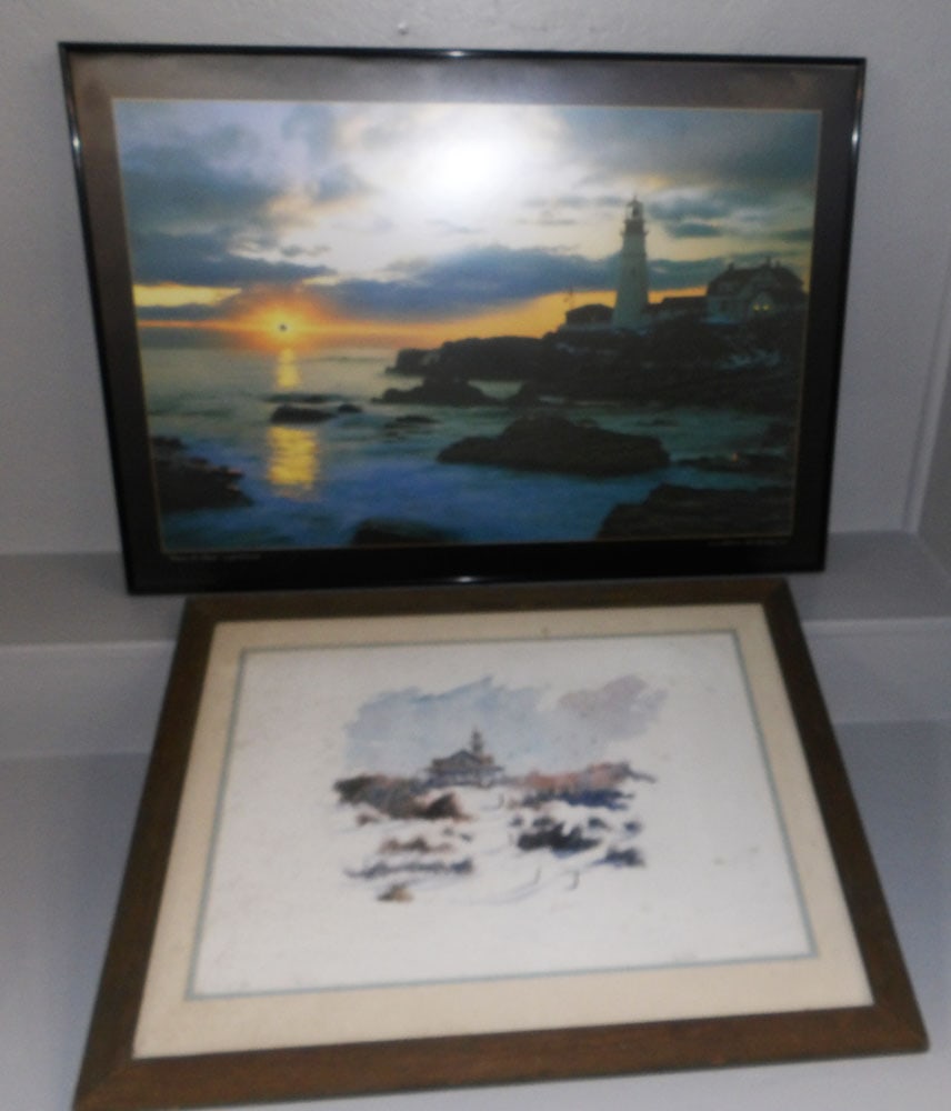 Framed Print & Framed Poster: Framed Print & Framed Poster . 34 1/2" x 24 1/4" ALL DESCRIPTIONS AND ANY CONDITION STATEMENT GIVEN BY LANGSTON AUCTION GALLERY ARE STRICTLY OPINIONS AND LANGSTON'S SHALL HAVE NO RESPONSIBILITY FOR ER