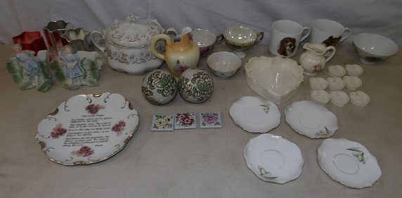 lot of porcelain items