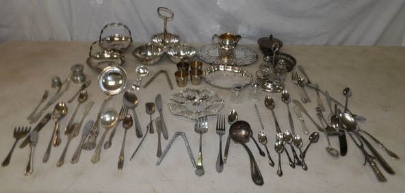 lot of silver plated items