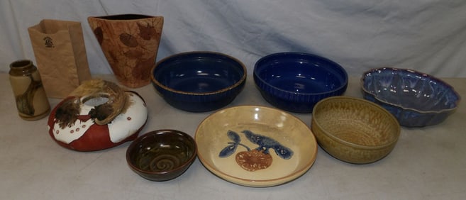 lot of pottery items