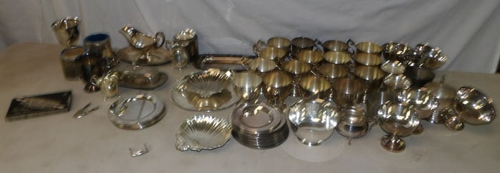 lot of silver plated items