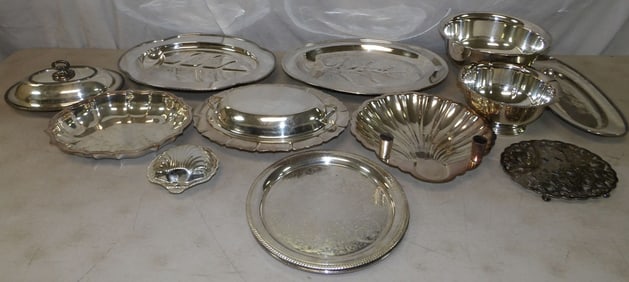 lot of silver plated items