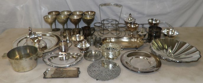lot of silver plated items