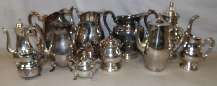 lot of silver plated items