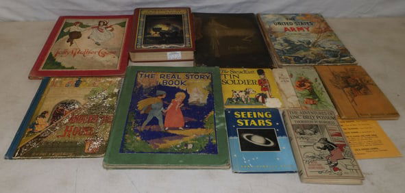 lot of vintage books