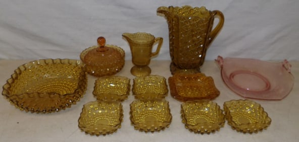 lot of glass items