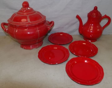 lot of Quimper porcelain items