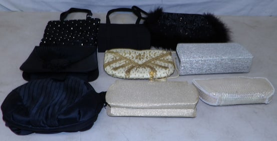 lot of ladies purses