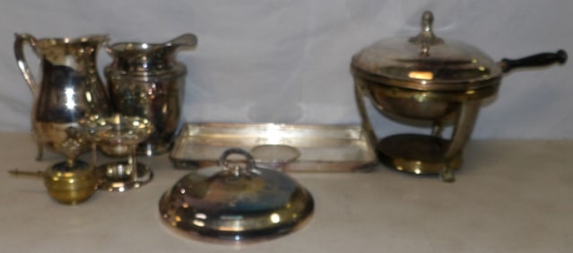 lot of silver plated items