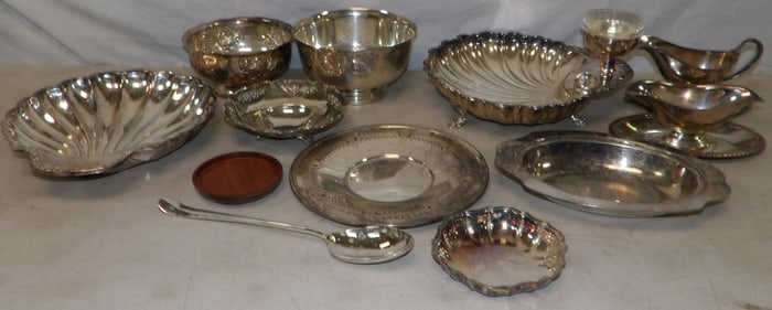 lot of silver plated items