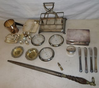 lot of silver plated items