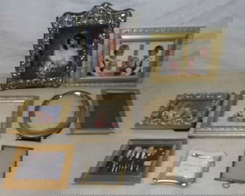 lot of picture frames