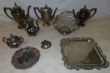 lot of silver plated items