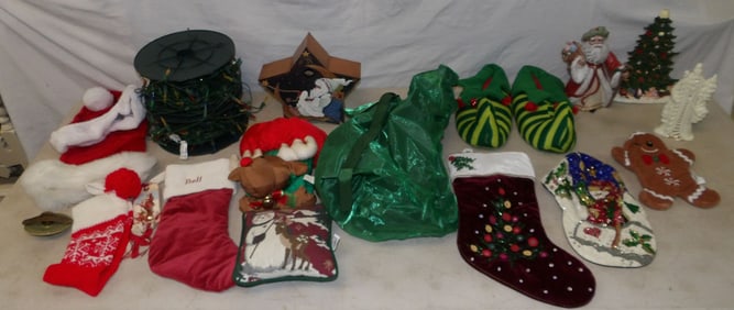 lot of Christmas items