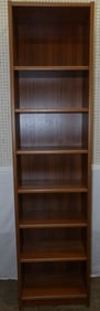 mid century modern Danish teakwood veneer bookshelf