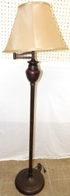 painted metal floor lamp