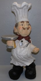 painted resin butler