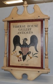 painted wood sign