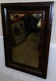 antique walnut and mahogany framed mirrors