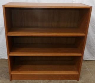 mid century modern teakwood veneer bookshelf