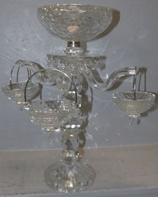 acrylic center piece compote