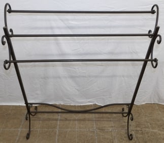 metal towel rack