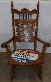 antique oak rocker