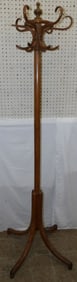 antique oak hat stand