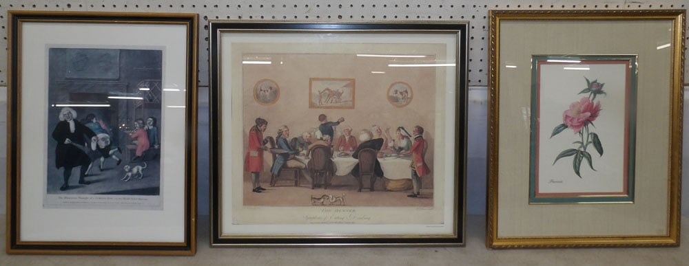 lot of frame prints: lot of frame prints. up to 20 3/4 by 23 1/4 "ALL DESCRIPTIONS AND ANY CONDITION STATEMENT GIVEN BY LANGSTON AUCTION GALLERY ARE STRICTLY OPINIONS AND LANGSTON'S SHALL HAVE NO RESPONSIBILITY FOR ERRORS