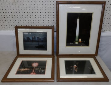 lot of framed photos