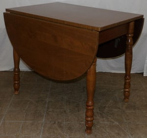 maple drop leaf dining table