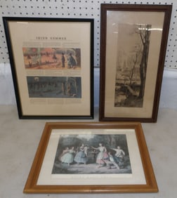 3 framed prints