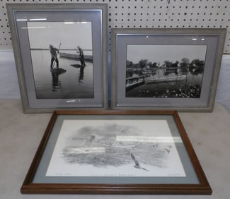 3 framed prints