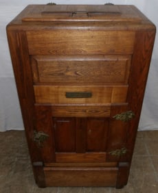 antique oak ice box