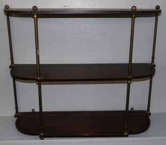mahogany shelf