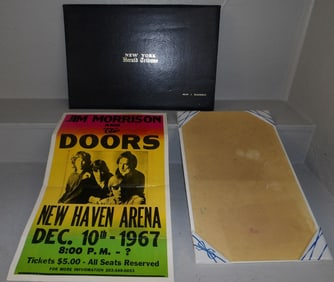 vintage poster, newspaper, & desk mat