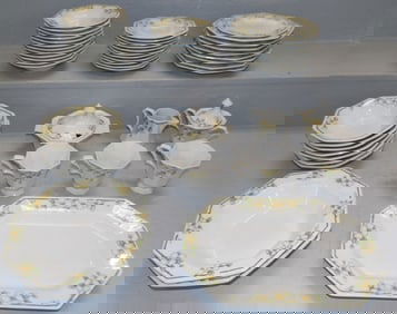56 pieces of Nikko china