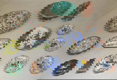 lot of oriental porcelain items