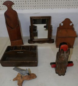 lot of wooden items