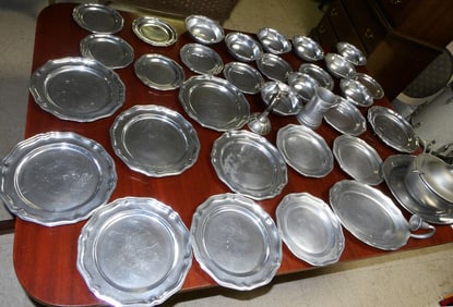 cast aluminum dinner set