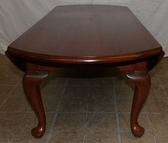cherry Queen Anne coffee table by Henkel Harris