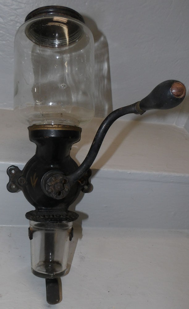 metal and glass coffee mill (1 of 4)