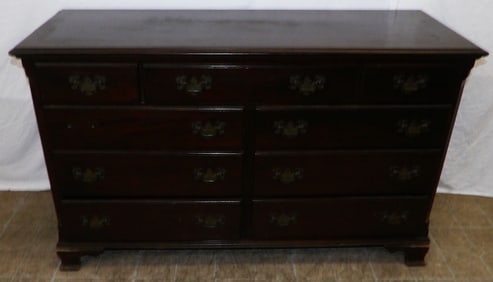 mahogany 9 drawer dresser